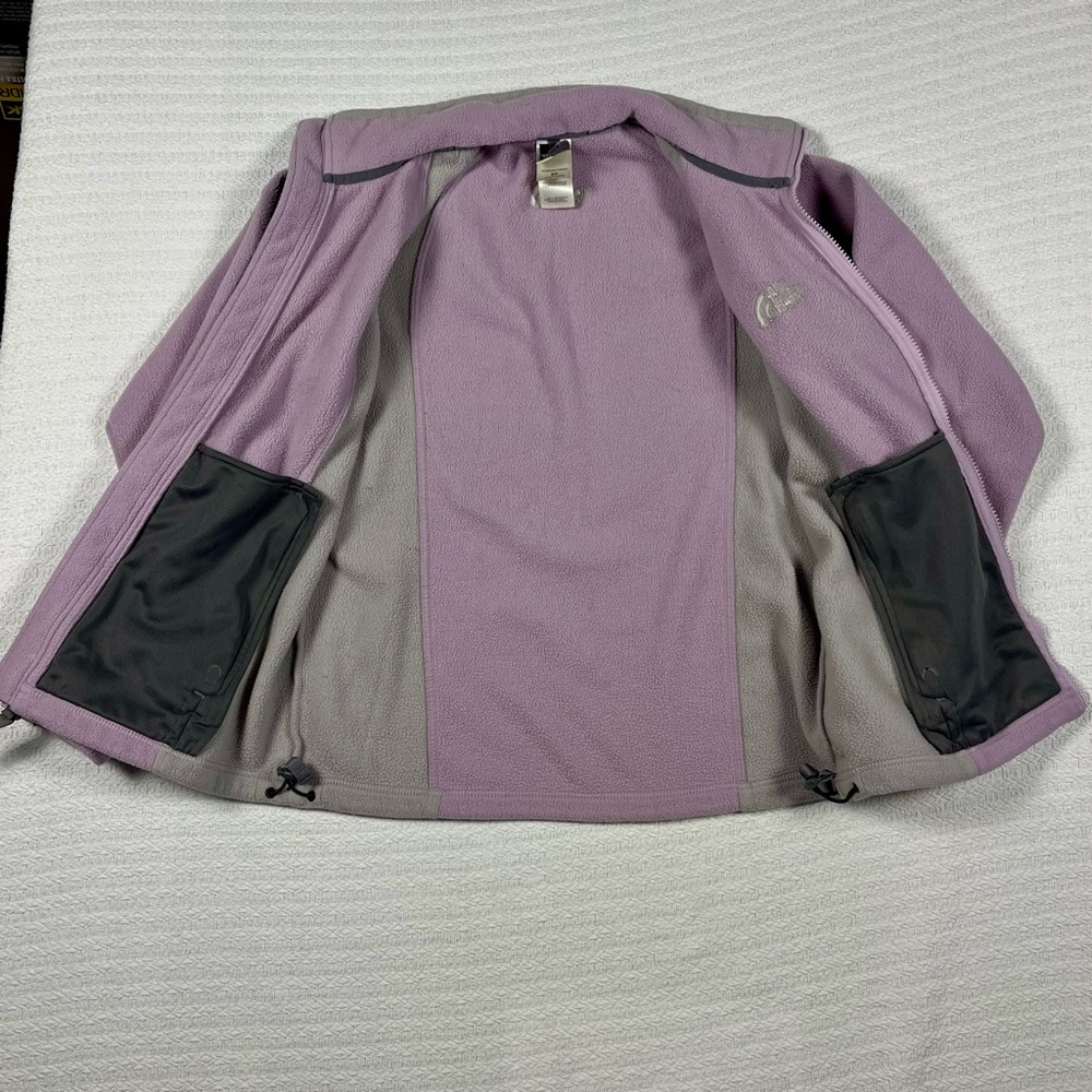 The North Face Jacket Women Small Lavender Denali Fleece Full‎ Zip Polartec - Picture 5 of 10